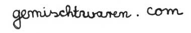 Externer Link: www.gemischtwaren.com